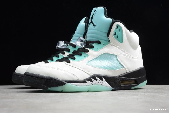 MaikeSneakers 5 Green Jordan CN2932-100 Island Air 0701